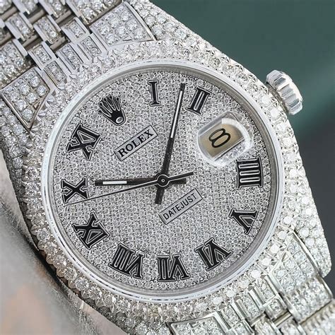 rolex diamond watches prices|iced out rolex cost.